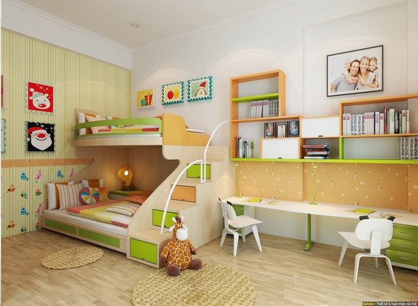 Tư vấn bố trí nội thất phòng ngủ dài và hẹp cho gia đình 4 người 7 Tư vấn bố trí nội thất phòng ngủ dài và hẹp cho gia đình 4 người 7